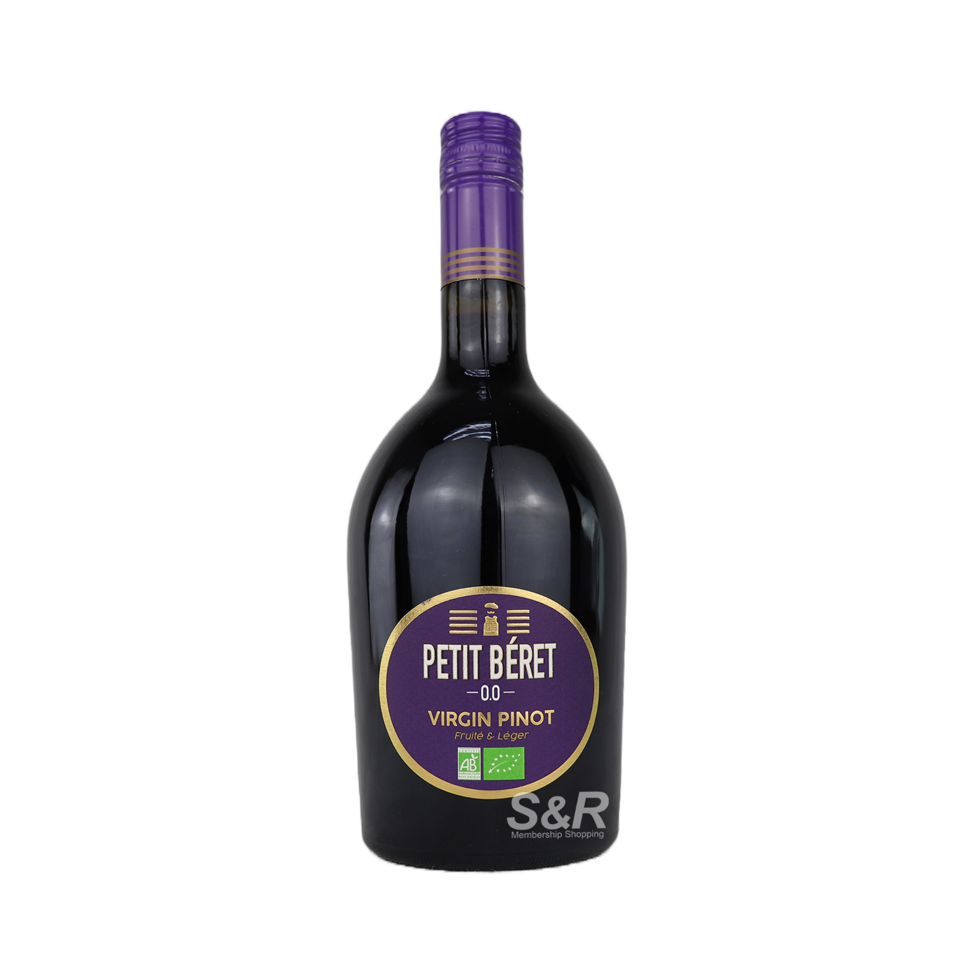 Le Petit Beret Virgin Pinot Noir Non-Alcoholic Red Wine 740mL